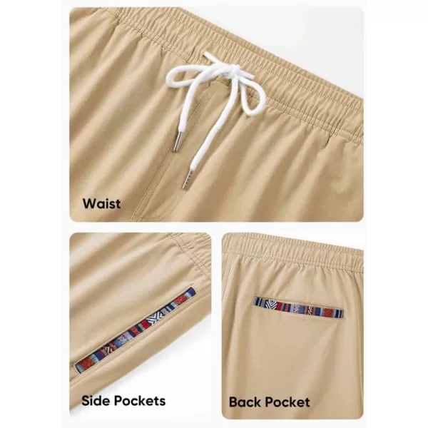 JMIERR Mens 2 in 1 Hybrid Shorts Summer Quick Dry Beach Stretch Waist Running Athletic Gym Short with Compression Liner