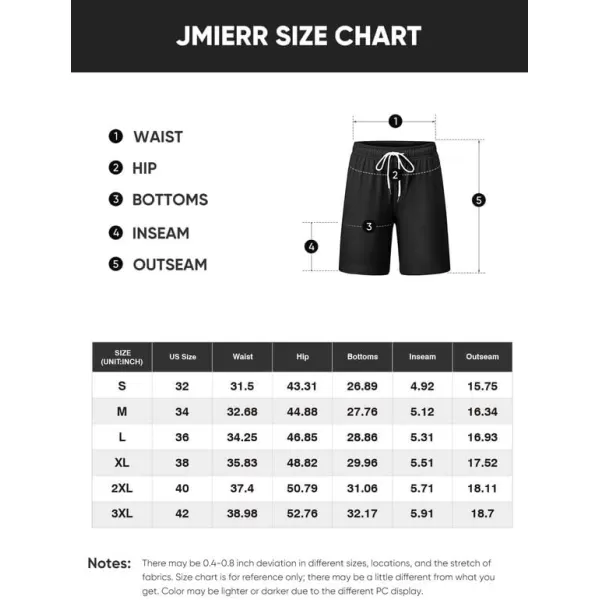 JMIERR Men's 2 in 1 Hybrid Shorts Summer Quick Dry Running Athletic Stretch Gym Beach Short with Compression Liner