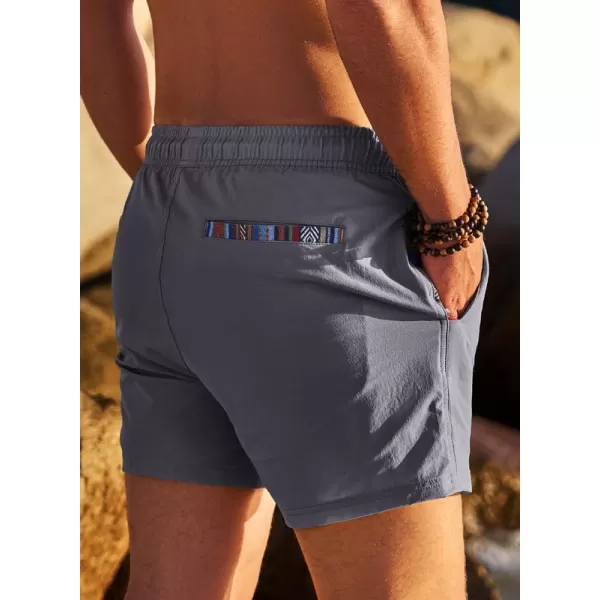 JMIERR Men's 2 in 1 Hybrid Shorts Summer Quick Dry Running Athletic Stretch Gym Beach Short with Compression Liner
