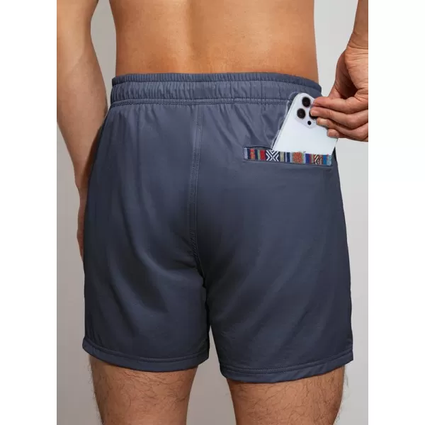JMIERR Men's 2 in 1 Hybrid Shorts Summer Quick Dry Running Athletic Stretch Gym Beach Short with Compression Liner