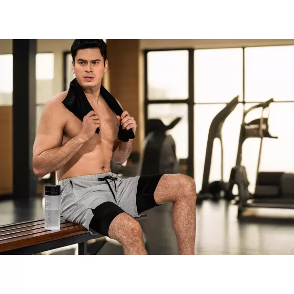 JMIERR Mens 2 in 1 Running Shorts 5" Quick Dry Athletic Workout Shorts with Compression Liner Zip Pockets and Towel Loop