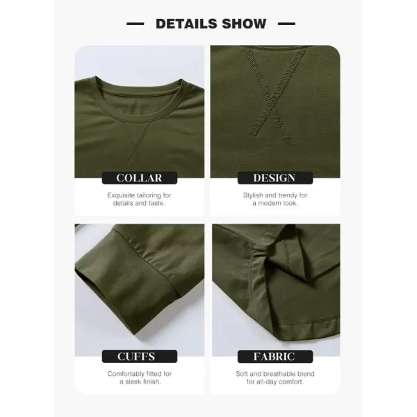 JMIERR Mens 3 Pack Cotton Hipster Hip Hop Longline Crewneck T-Shirt