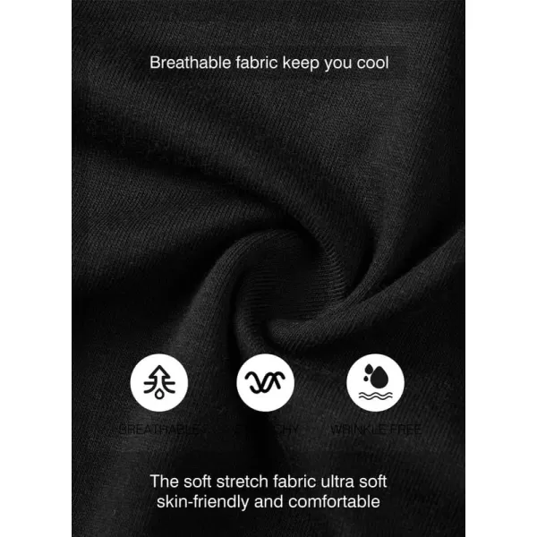 JMIERR Mens 3 Pack Cotton Hipster Hip Hop Longline Crewneck T-Shirt