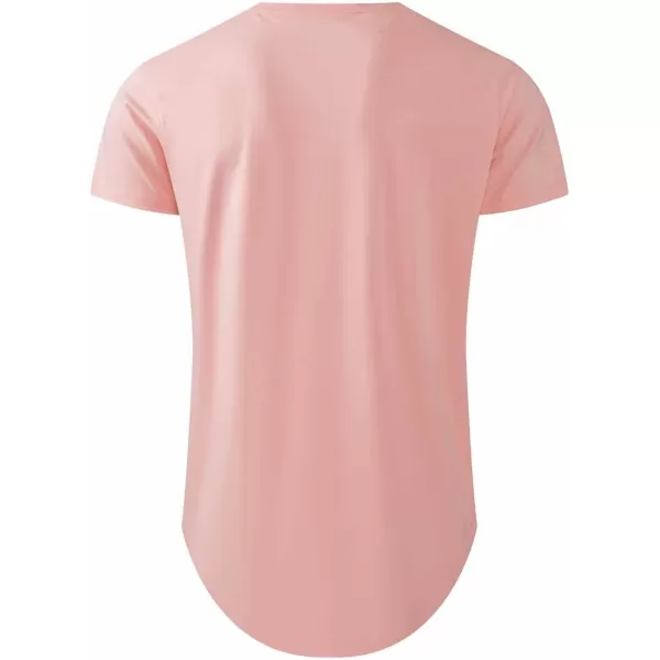JMIERR Mens 3 Pack Cotton Hipster Hip Hop Longline Crewneck T-Shirt