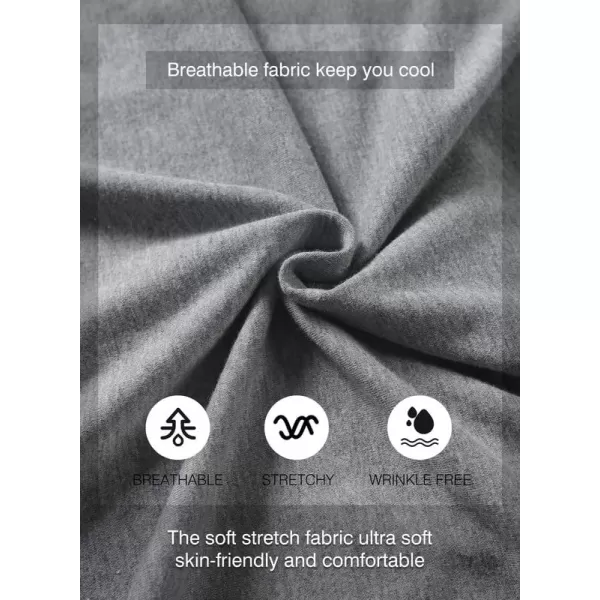 JMIERR Mens 3 Pack Cotton Hipster Hip Hop Longline Crewneck T-Shirt