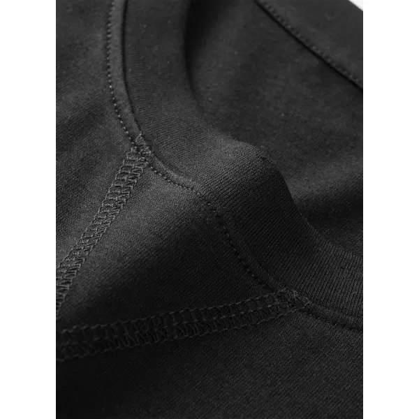 JMIERR Mens 3 Pack Cotton Hipster Hip Hop Longline Crewneck T-Shirt