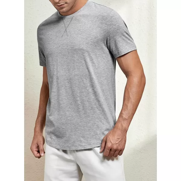JMIERR Mens 3 Pack Cotton Hipster Hip Hop Longline Crewneck T-Shirt