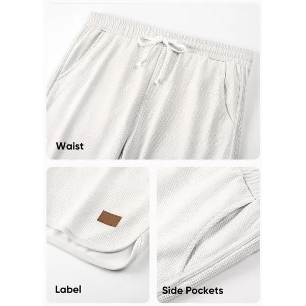 JMIERR Mens Athletic Shorts Casual Elastic Waist Drawstring Stretch Short Waffle Beach Running Shorts Workout Sweat Gym Short
