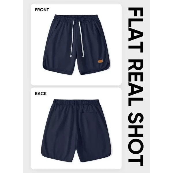 JMIERR Mens Athletic Shorts Casual Elastic Waist Drawstring Stretch Short Waffle Beach Running Shorts Workout Sweat Gym Short