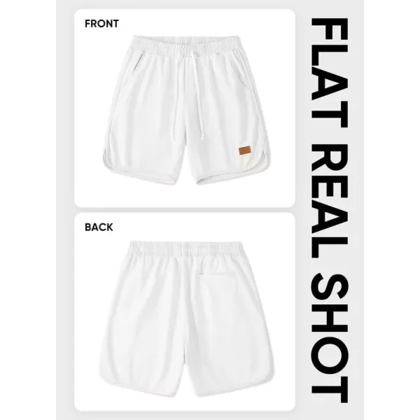 JMIERR Mens Athletic Shorts Casual Elastic Waist Drawstring Stretch Short Waffle Beach Running Shorts Workout Sweat Gym Short