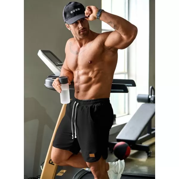 JMIERR Mens Athletic Shorts Casual Elastic Waist Drawstring Stretch Short Waffle Beach Running Shorts Workout Sweat Gym Short
