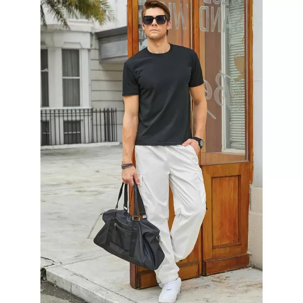 JMIERR Men's Baggy Cargo Pants Trendy Casual Parachute Pant Loose Fit Harem Joggers with Pockets for Streetwear