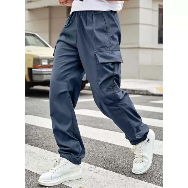 JMIERR Men's Baggy Cargo Pants Trendy Casual Parachute Pant Loose Fit Harem Joggers with Pockets for Streetwear