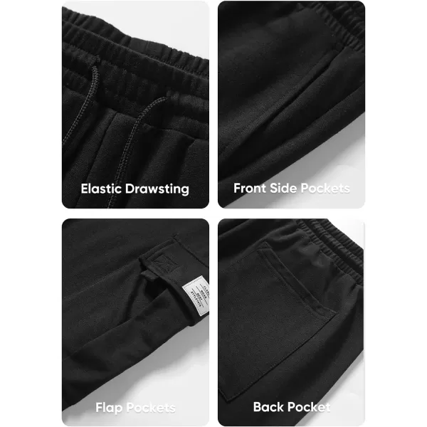 JMIERR Mens Cargo Sweat Shorts - Casual Drawstring Elastic Waist Cotton Athletic Workout Gym Jogger Shorts with 5 Pockets