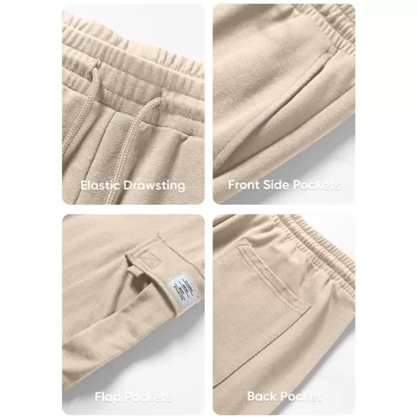 JMIERR Mens Cargo Sweat Shorts - Casual Drawstring Elastic Waist Cotton Athletic Workout Gym Jogger Shorts with 5 Pockets