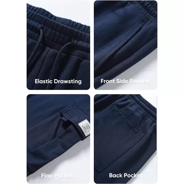 JMIERR Mens Cargo Sweat Shorts - Casual Drawstring Elastic Waist Cotton Athletic Workout Gym Jogger Shorts with 5 Pockets