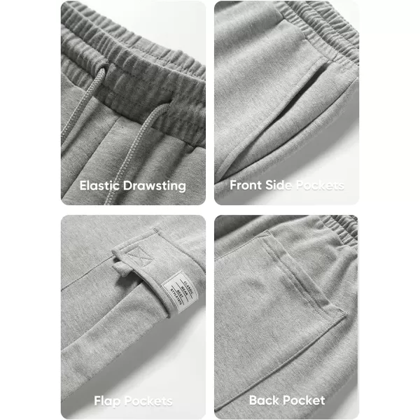 JMIERR Mens Cargo Sweat Shorts - Casual Drawstring Elastic Waist Cotton Athletic Workout Gym Jogger Shorts with 5 Pockets