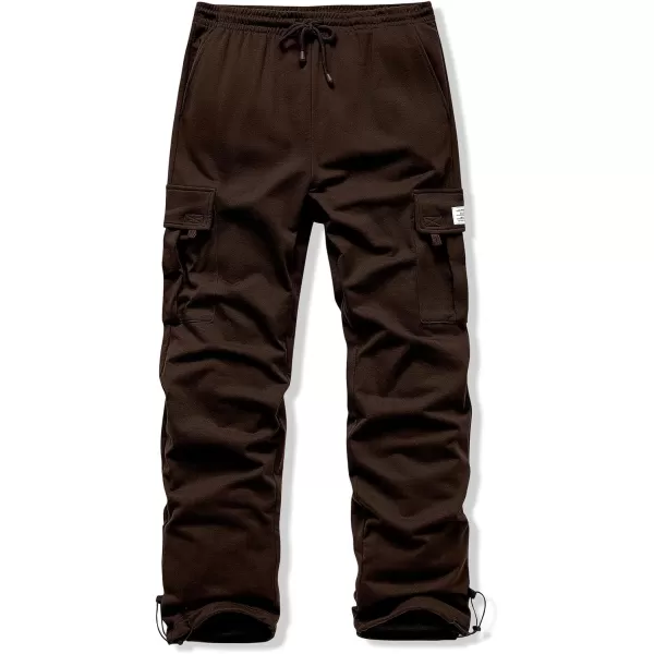 JMIERR Men's Cargo Sweatpants Wide Leg Joggers Pants with 5 Pockets for Athletic, Workout, Jogging, Running