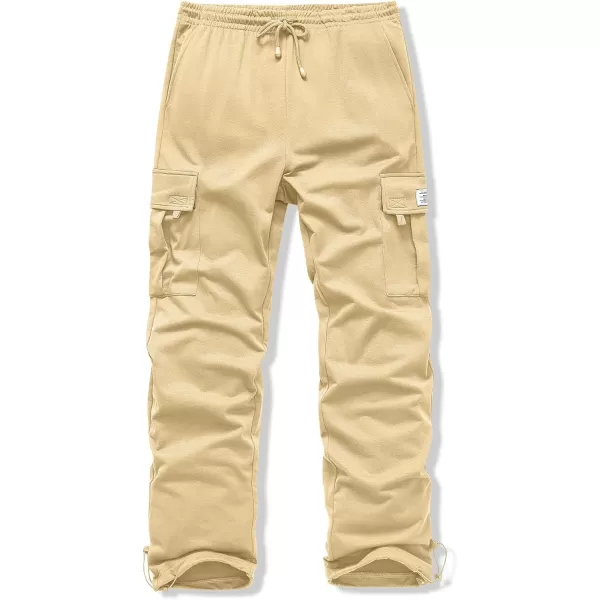 JMIERR Men's Cargo Sweatpants Wide Leg Joggers Pants with 5 Pockets for Athletic, Workout, Jogging, Running