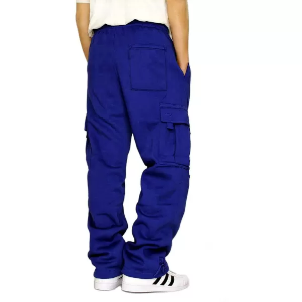 JMIERR Men's Cargo Sweatpants Wide Leg Joggers Pants with 5 Pockets for Athletic, Workout, Jogging, Running