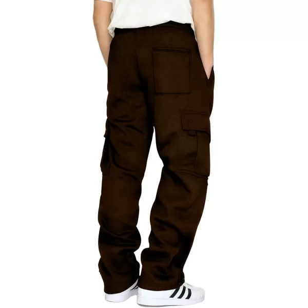 JMIERR Men's Cargo Sweatpants Wide Leg Joggers Pants with 5 Pockets for Athletic, Workout, Jogging, Running