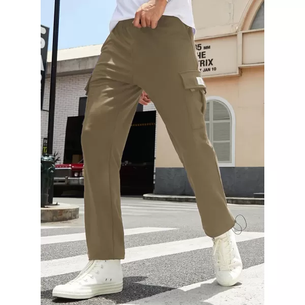 JMIERR Men's Cargo Sweatpants Wide Leg Joggers Pants with 5 Pockets for Athletic, Workout, Jogging, Running