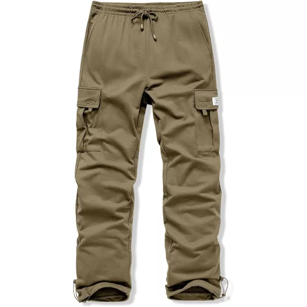 JMIERR Men's Cargo Sweatpants Wide Leg Joggers Pants with 5 Pockets for Athletic, Workout, Jogging, Running