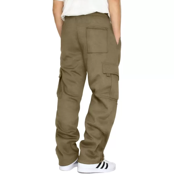 JMIERR Men's Cargo Sweatpants Wide Leg Joggers Pants with 5 Pockets for Athletic, Workout, Jogging, Running