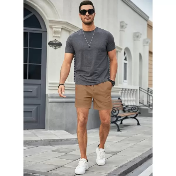 JMIERR Men's Casual 5"/ 7" Shorts Waffle Elastic Waist Drawstring Workout Running Jogging Beach Sweat Shorts with Pockets