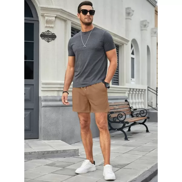 JMIERR Men's Casual 5"/ 7" Shorts Waffle Elastic Waist Drawstring Workout Running Jogging Beach Sweat Shorts with Pockets