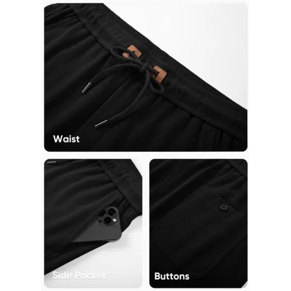 JMIERR Men's Casual 5"/ 7" Shorts Waffle Elastic Waist Drawstring Workout Running Jogging Beach Sweat Shorts with Pockets