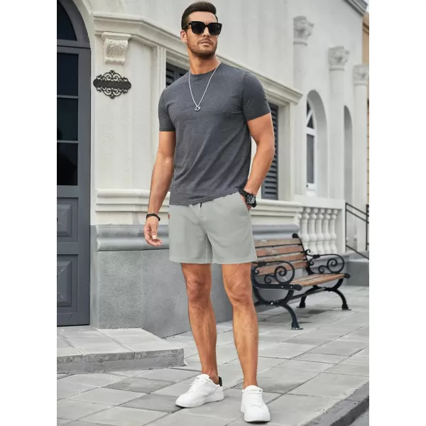 JMIERR Men's Casual 5"/ 7" Shorts Waffle Elastic Waist Drawstring Workout Running Jogging Beach Sweat Shorts with Pockets