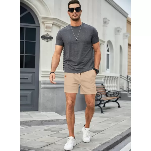 JMIERR Men's Casual 5"/ 7" Shorts Waffle Elastic Waist Drawstring Workout Running Jogging Beach Sweat Shorts with Pockets