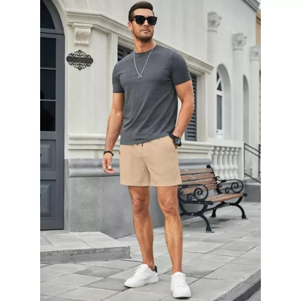 JMIERR Men's Casual 5"/ 7" Shorts Waffle Elastic Waist Drawstring Workout Running Jogging Beach Sweat Shorts with Pockets