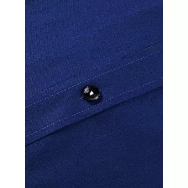 JMIERR Men's Casual Button Down Shirts Wrinkle-Free Short Sleeve Business Dress Shirt