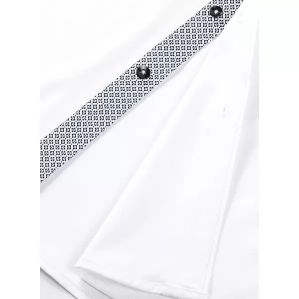 JMIERR Men's Casual Button Down Shirts Wrinkle-Free Short Sleeve Business Dress Shirt