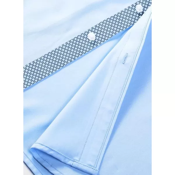 JMIERR Men's Casual Button Down Shirts Wrinkle-Free Short Sleeve Business Dress Shirt