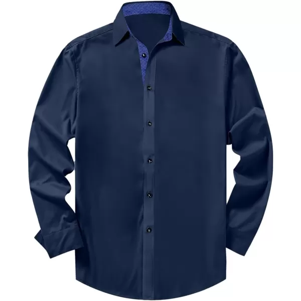 JMIERR Men's Casual Button Down Shirts Wrinkle-Free Short Sleeve Business Dress Shirt