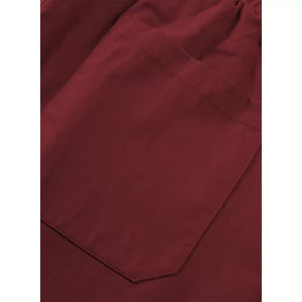 JMIERR Mens Casual Cargo Pants Stretch Elastic Waist Drawstring Joggers Pants Tapered Sweatpants for Men Multi Pockets