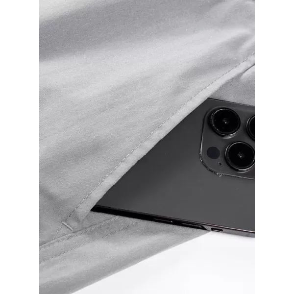 JMIERR Mens Casual Cargo Pants Stretch Elastic Waist Drawstring Joggers Pants Tapered Sweatpants for Men Multi Pockets