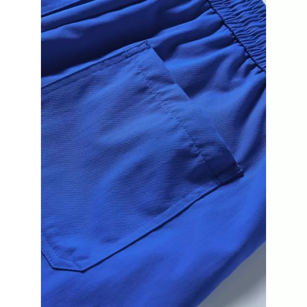 JMIERR Mens Casual Cargo Pants Stretch Elastic Waist Drawstring Joggers Pants Tapered Sweatpants for Men Multi Pockets
