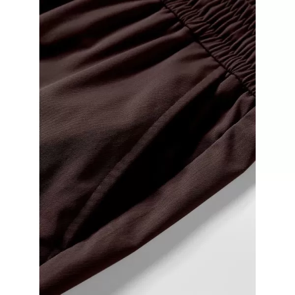 JMIERR Mens Casual Cargo Pants Stretch Elastic Waist Drawstring Joggers Pants Tapered Sweatpants for Men Multi Pockets