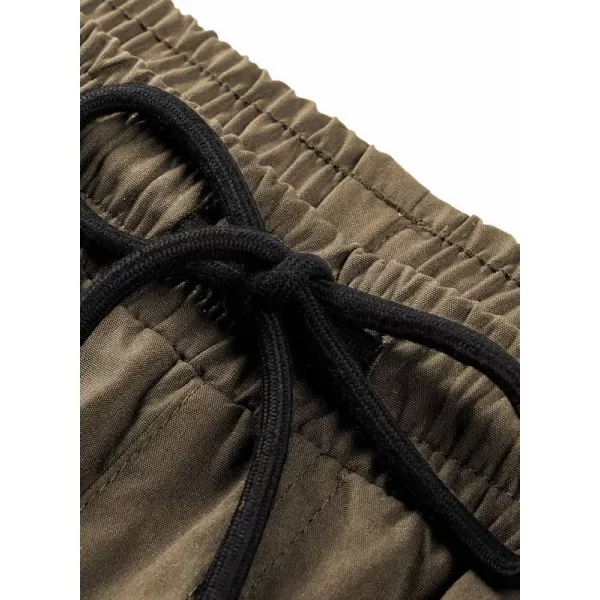 JMIERR Mens Casual Cargo Pants Stretch Elastic Waist Drawstring Joggers Pants Tapered Sweatpants for Men Multi Pockets