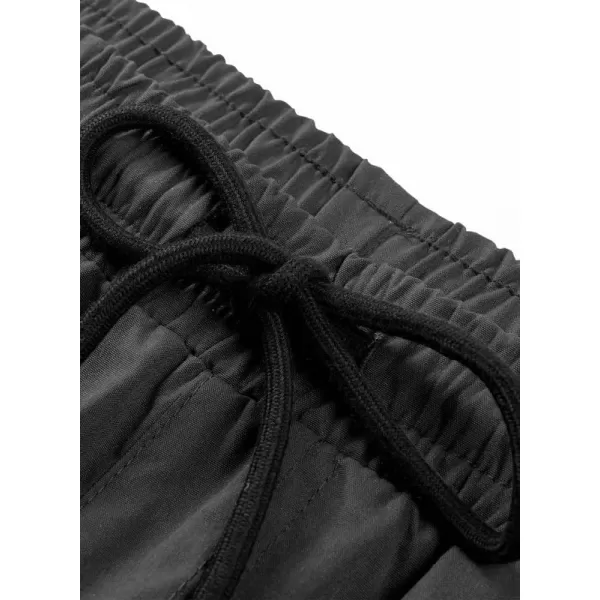 JMIERR Mens Casual Cargo Pants Stretch Elastic Waist Drawstring Joggers Pants Tapered Sweatpants for Men Multi Pockets