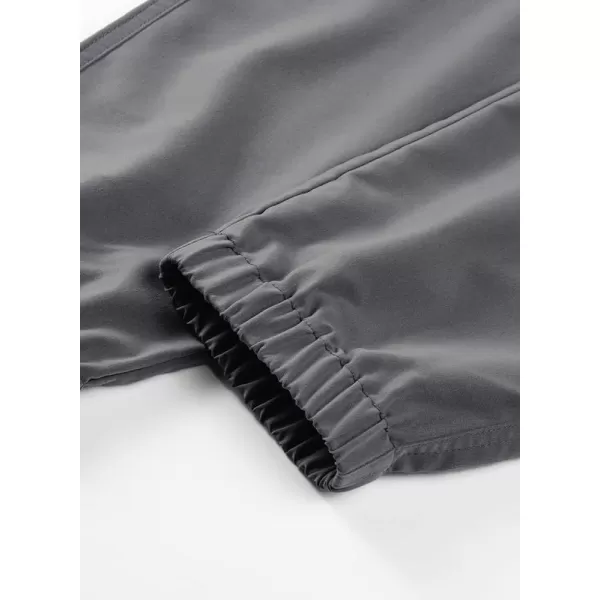 JMIERR Mens Casual Cargo Pants Stretch Elastic Waist Drawstring Joggers Pants Tapered Sweatpants for Men Multi Pockets