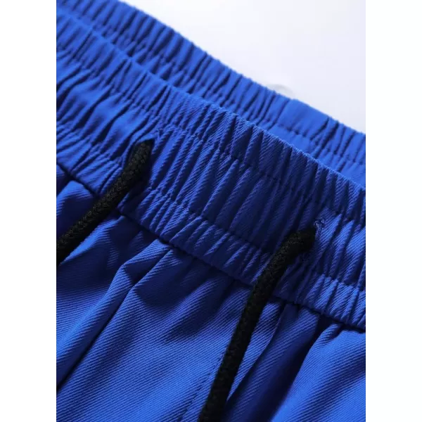JMIERR Mens Casual Cargo Pants Stretch Elastic Waist Drawstring Joggers Pants Tapered Sweatpants for Men Multi Pockets