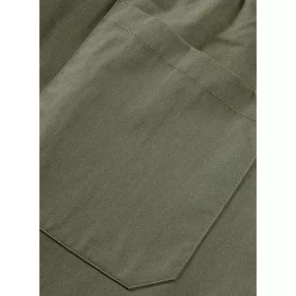 JMIERR Mens Casual Cargo Pants Stretch Elastic Waist Drawstring Joggers Pants Tapered Sweatpants for Men Multi Pockets