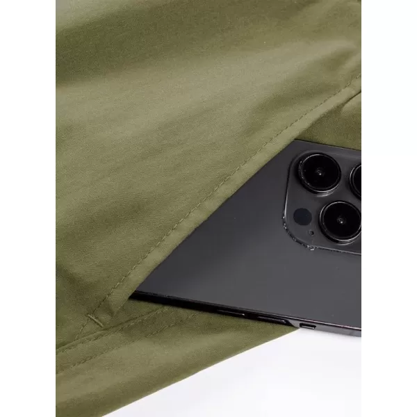 JMIERR Mens Casual Cargo Pants Stretch Elastic Waist Drawstring Joggers Pants Tapered Sweatpants for Men Multi Pockets