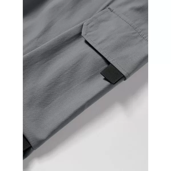 JMIERR Mens Casual Cargo Pants Stretch Elastic Waist Drawstring Joggers Pants Tapered Sweatpants for Men Multi Pockets