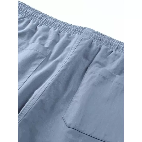 JMIERR Mens Casual Cargo Pants Stretch Elastic Waist Drawstring Joggers Pants Tapered Sweatpants for Men Multi Pockets
